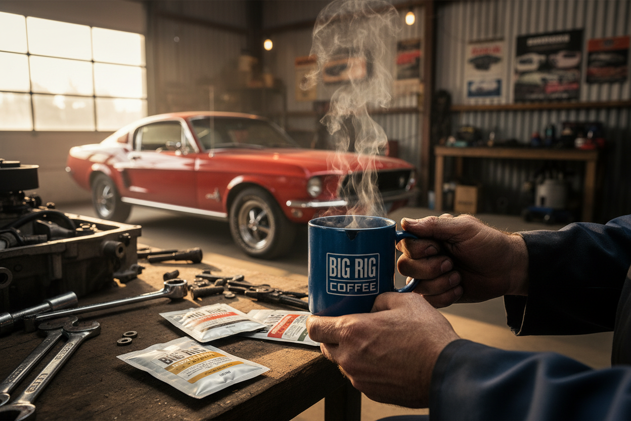 Mechanic with Coffee